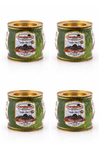 Karabacak Zeytin KARABACAK JUMBO XS BOY YAĞLI SELE SİYAH ZEYTİN 2 KG TENEKE KUTU