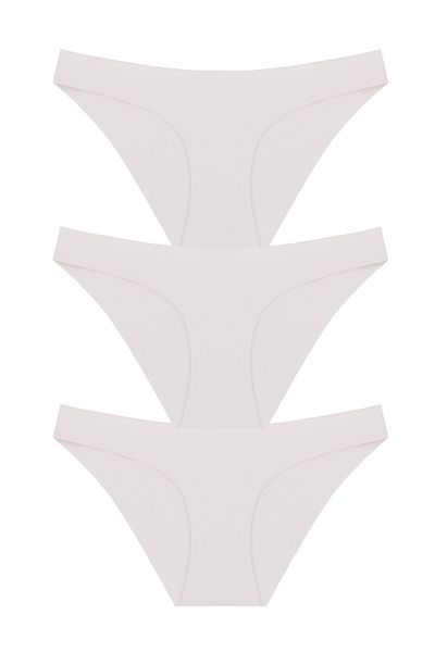 papatya lingerie Set de 3 slip pentru femei, tăiat cu laser, fără sudură