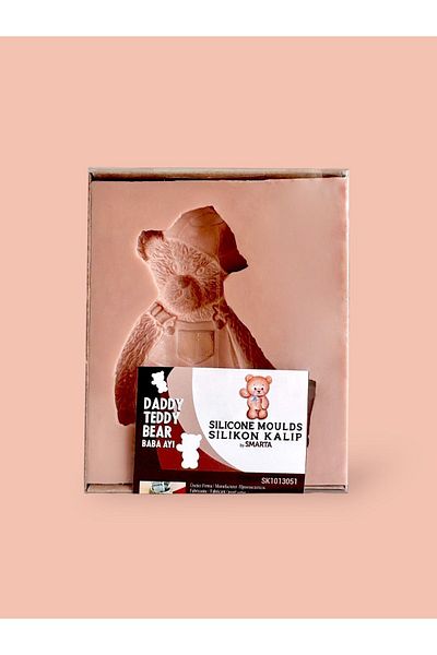 Smarta Dad Bear Patterned Silicone Mold