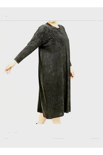 anne moda ankara Oversize 100% βαμβάκι - Αντιιδρωτικό μακρύ καλοκαιρινό φόρεμα