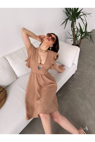 LB Laluna Butik Casual γυναικείο φόρεμα με μανίκια