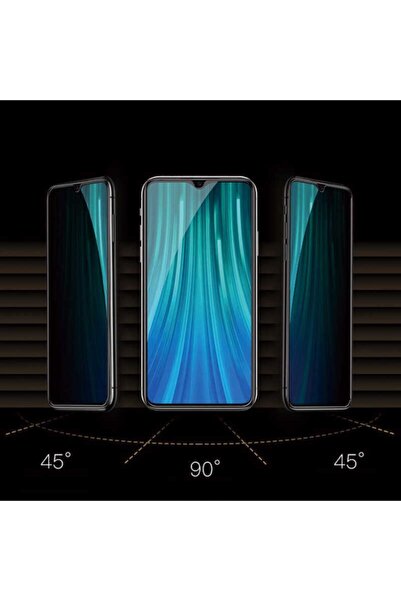 Fibaks Oppo A91 - Reno 3 Screen Protector Tempered Unbreakable Glass Privacy Ghost Privacy Filter