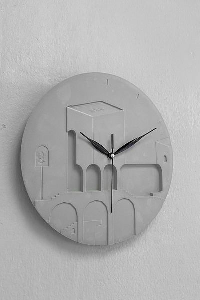 sin istanbul Round Wall Clock Gray