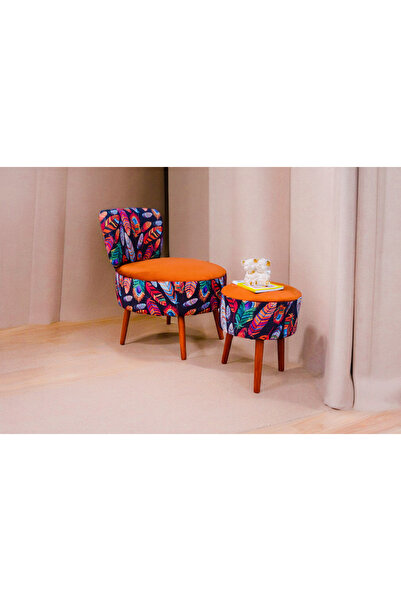 BEYLERBEYİ Çay Seti Tekli Koltuk Berjer Ve Puf Takımı (salon, Balkon, Ofis) 2...