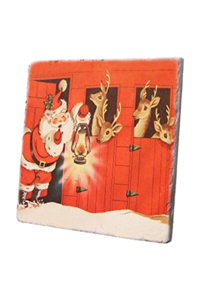 LWP Shop Santa Claus And Reindeers Trivet