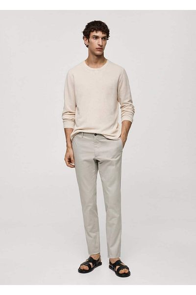 MANGO Man Slim Fit Serj Chino Trousers