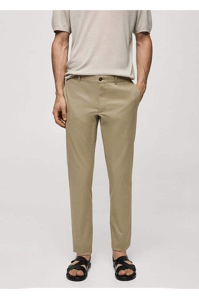 MANGO Man Slim Fit Serj Chino Trousers