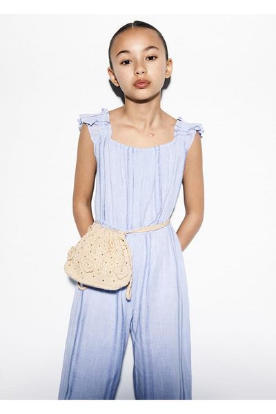 MANGO Kids Beige Shoulder Bag for Kids