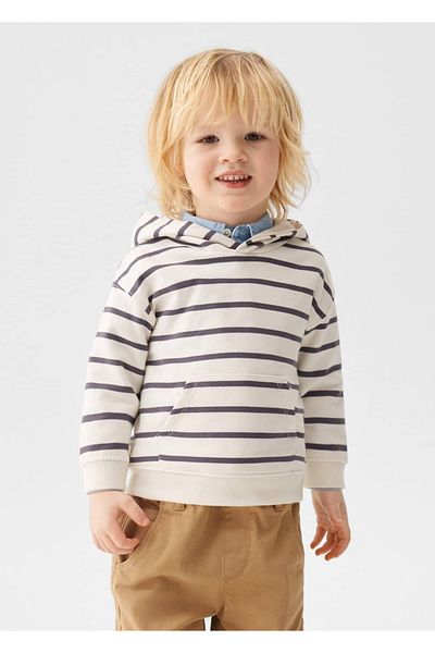 MANGO Baby Φούτερ με ρίγες Koton