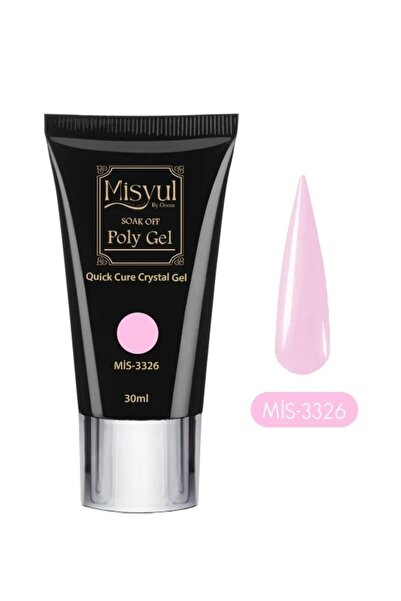 Misyul Poly Jel Protez Tırnak, Hızlı Tırnak Uzatma Polygel 30ml