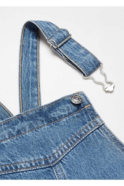 MANGO Kids Kısa Kot Jile Elbise