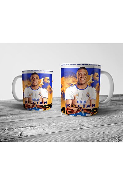 Pixxa Kylian Mbappe Real Madrid Kupa Bardak Model 1