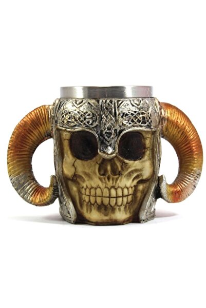 Modaroma Boynuzlu Viking Kuru Kafa Kupa