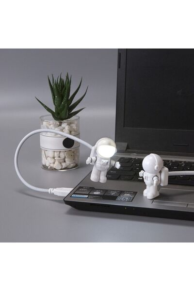 hediyesahibi Astronot Usb Led Gece Lambası