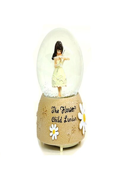 hediyesahibi Keman Çalan Kız Büyük Boy Temalı Püskürtmeli Işıklı Ve Müzikli K...