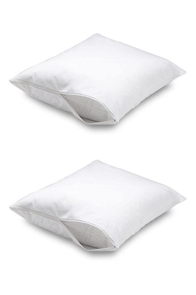 Madame Clean Home 2-Piece Pillow Protector, Mite Preventive, Liquid Proof, Frequently Washable Pillow Protector