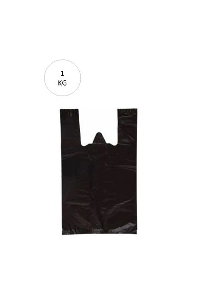 MBB ETİCARET 1 Kg Black Athlete Bag Mini - 20x34 cm, Takriben 235 Pieces