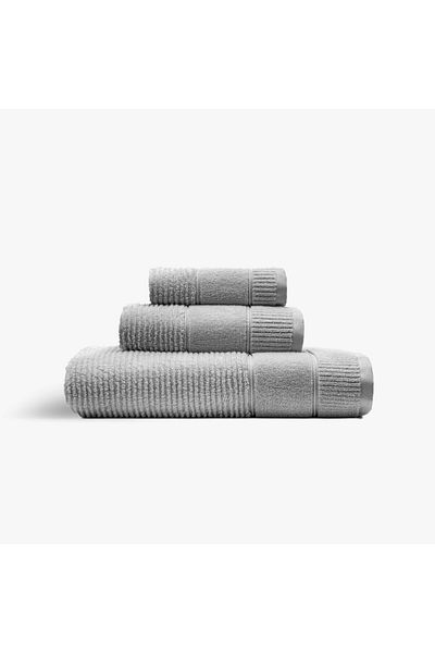 Green Black Gray 3-Piece Towel Set