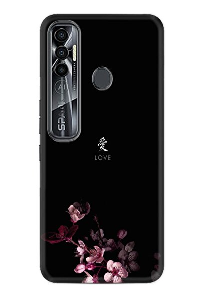 TECNO Spark 7 Pro Kılıf Silikon Desen Özel Seri Love 1629