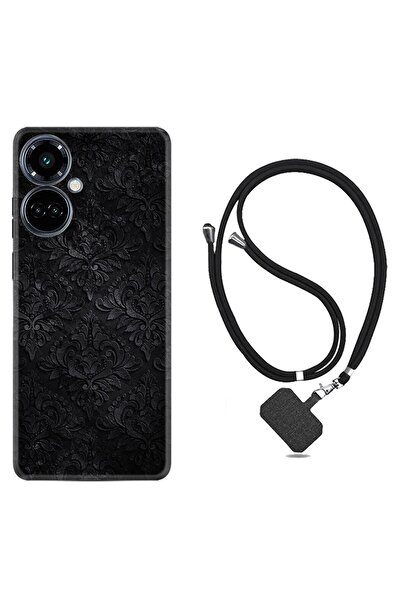 TECNO Camon 19 Pro Uyumlu Kılıf Ipli Boyun Askılı Desenli Silikon Şekiller 2 1881