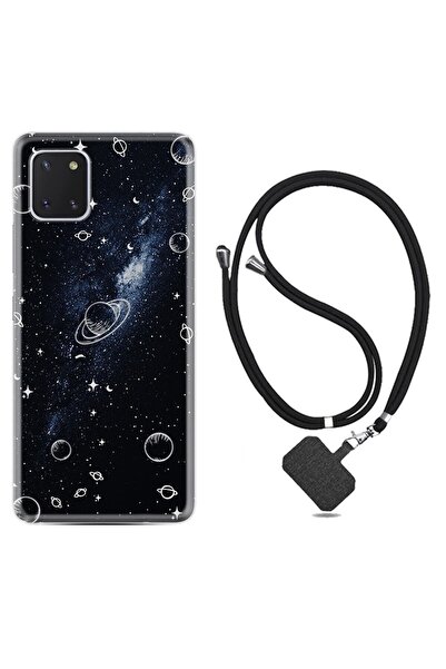 Kılıfland Samsung Galaxy Note 10 Lite Kılıf Resimli Desenli Silikon Boyun Ask...