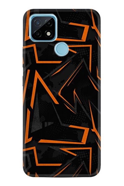 realme C25s Kılıf Silikon Desen Özel Seri Zigzaglar 1651