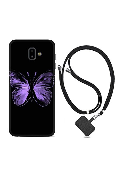 Kılıfland Samsung Galaxy J6 Plus Kılıf Resimli Desenli Silikon Boyun Askılı B...