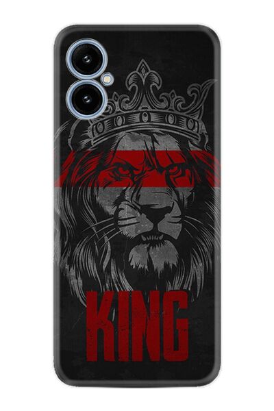 omix Pova 5 Kılıf Resimli Desenli Silikon Platinium Series King 1894