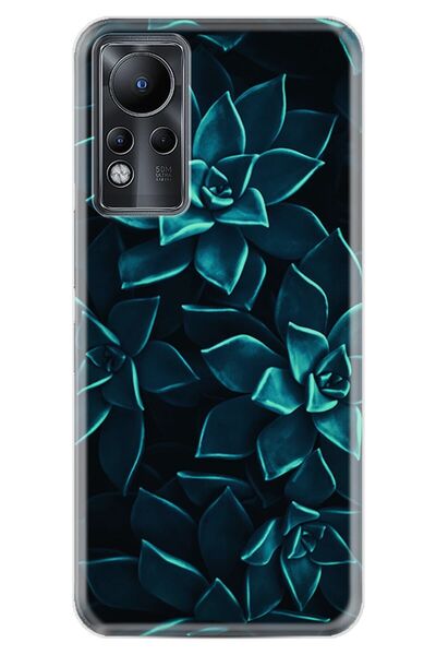 Kılıfland Infınıx Note 11 Pro Kılıf Silikon Desen Özel Seri Mistik Çiçekler 1650