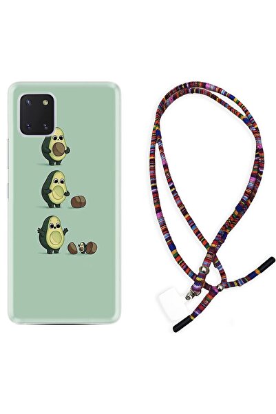 Kılıfland Samsung Galaxy Note 10 Lite Kılıf Rasta Ipli Boyun Askılı Desenli S...