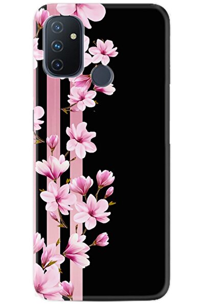 Oneplus Nord N10 Kılıf Resimli Desenli Baskılı Silikon Kılıf Pink Flowers 3 1393