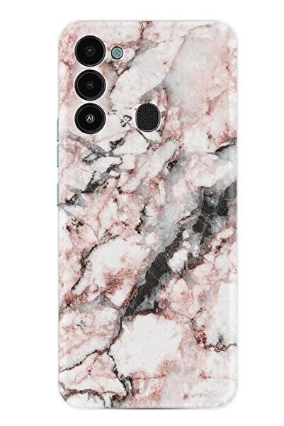 TECNO Spark 8c Kılıf Resimli Desenli Baskılı Silikon Kılıf Colorfull Marble 2 1389