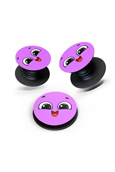 Kılıfland Desenli Pop Socket Şeker Telefon Parmak Tutucu Popsocket Stand