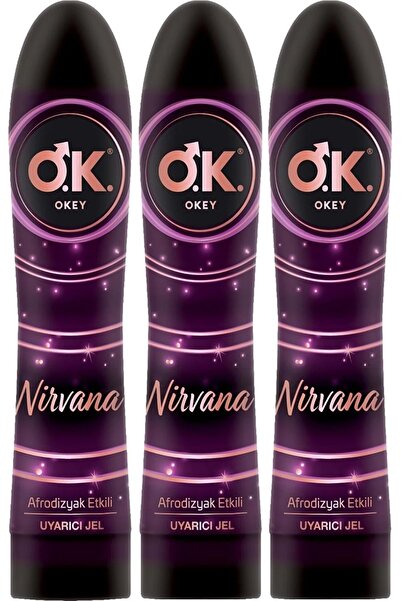 Okey Kayganlaştırıcı Jel 100ML Nirvana (3 Lü Set)