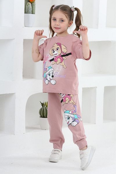 BUUFUU Σετ φόρμας αθλητικής φόρμας Girl's Paw Patrol Skye and Marshall Printed