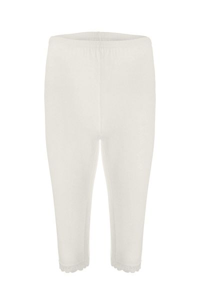 TOLIN Κρέμα Bermuda Capri - 100% βαμβάκι, δαντέλα γυναικείο καλσόν 422