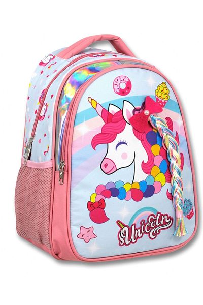 ÜMİT ÇANTA Cennec Unicorn Patterned PinK Primary School BacKpacK and Pen Holder Set - Girl
