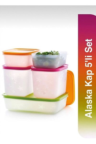 Tupperware Alaska Cap Set of 5