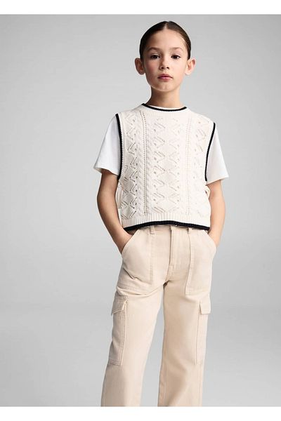 MANGO Kids Cargo τζιν με τσέπες