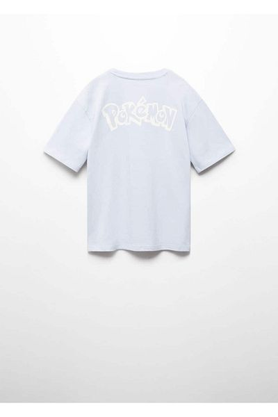 MANGO Kids Tricou Albastru Pentru Copii
