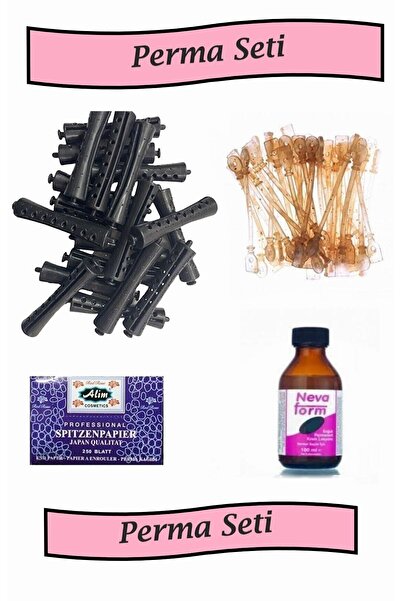 PRO-TECHS مجموعة بيرم بكرة الشعر (Bigudi رقم: 2)