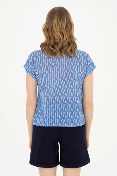 U.S. Polo Assn. Жіноча футболка з велосипедним коміром - G082SZ011.000.1825251 DMLS