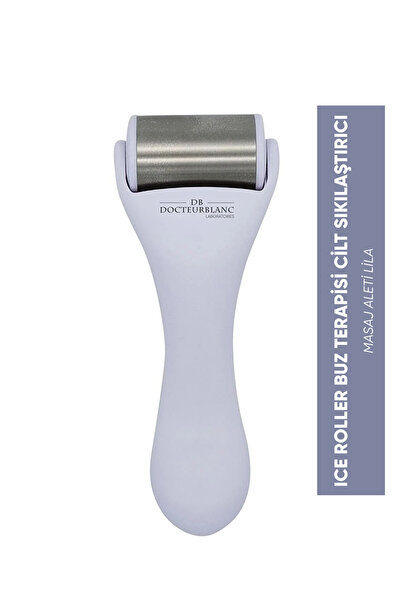 docteur blanc Ice Roller Buz Terapisi Cilt Sıkılaştırıcı Masaj Aleti Lila