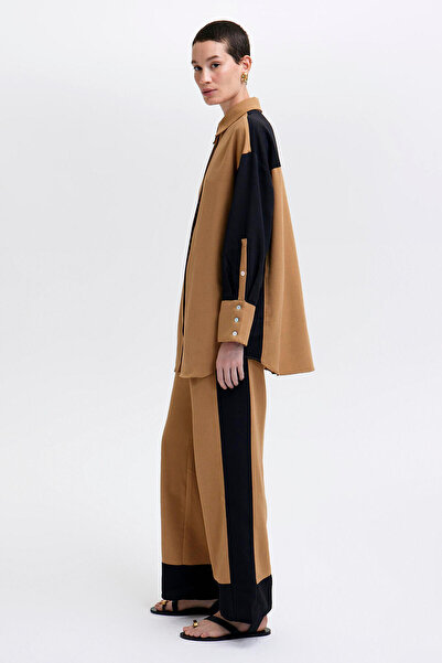 Touché Privé Sada barevně blokované košile a kalhot