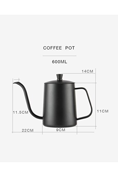 HUBBYCHEF Filtre Kahve Demliği Chemex Dripper Seti 600ml