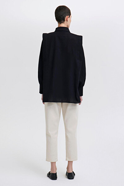 Touché Privé Texturovaná košile s balonovým rukávem