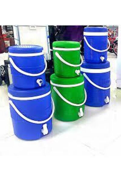 ALBORZ Mavi Piknik Su Termosu 2li 16+6 Litre