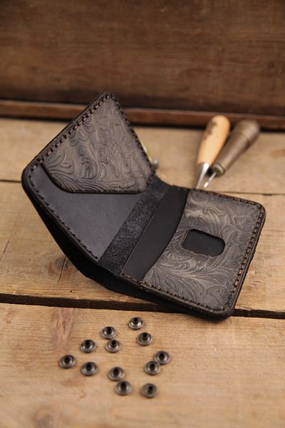 New Coast Leather 1900's Ανδρικό πορτοφόλι ρετρό - Γνήσιο δέρμα Χειροποίητο