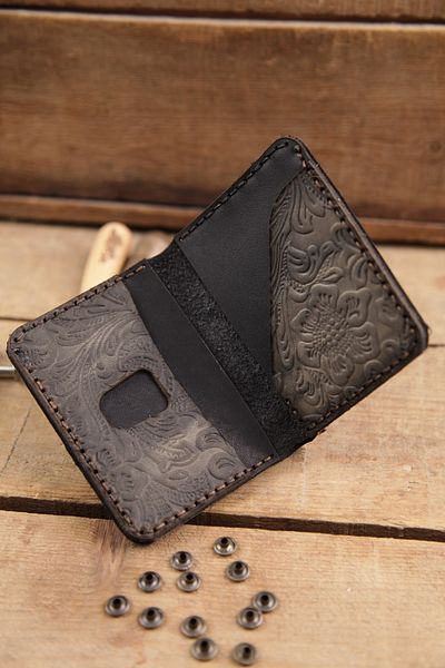 New Coast Leather 1900's Ανδρικό πορτοφόλι ρετρό - Γνήσιο δέρμα Χειροποίητο