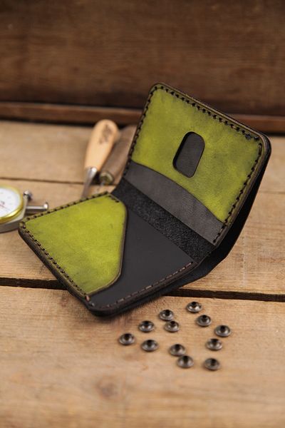 New Coast Leather 1900's Ανδρικό πορτοφόλι ρετρό - Γνήσιο δέρμα Χειροποίητο